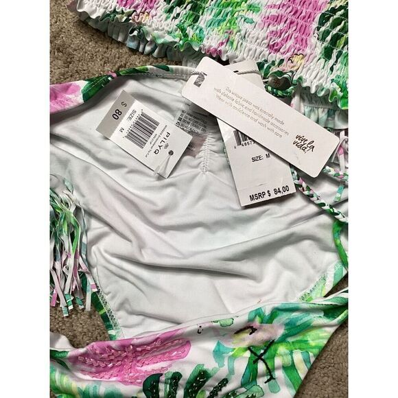 New. Pilyq flamingo bikini set. Normally $164 - Picture 11 of 12